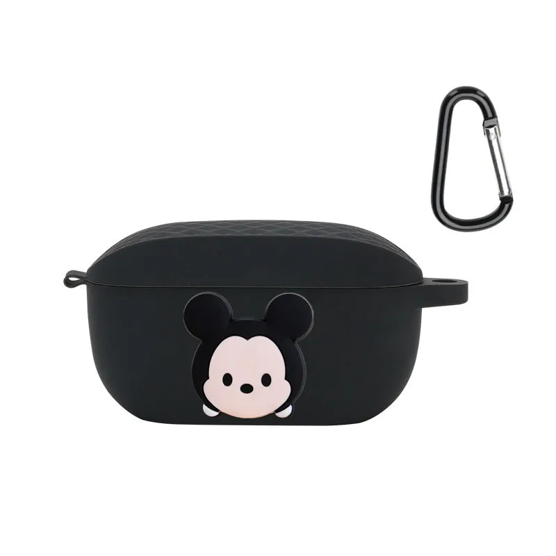 الكرتون ديزني حقيبة سماعة الاذن غطاء ل JBL موجة 100 TWS سيليكون بلوتوث سماعات شحن صندوق الغطاء الواقي مع هوك