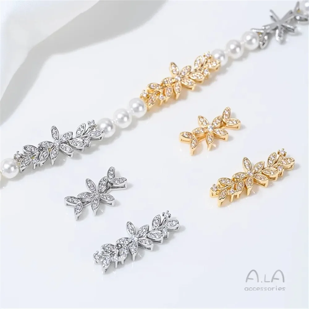 

14K Genuine Gold Micro Inlaid Zircon Three-dimensional Pentagonal Star Pendant Accessories DIY Star Jewelry Charm Pendant E012