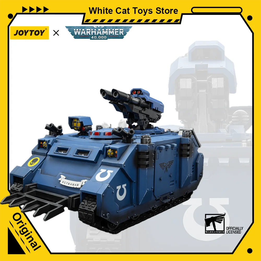 

JOYTOY Warhammer 40K 1/18 Action Figure Ultramarines Razorback with twin lascannon Anime Figurine Joint Movable Collection Model