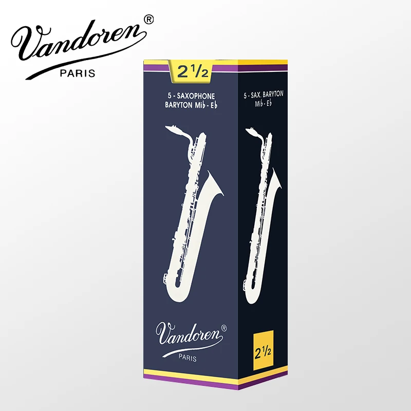 French Vandoren Baryton Blue Box Baryton Saxophone Reed in Eb Key Classical Baryton