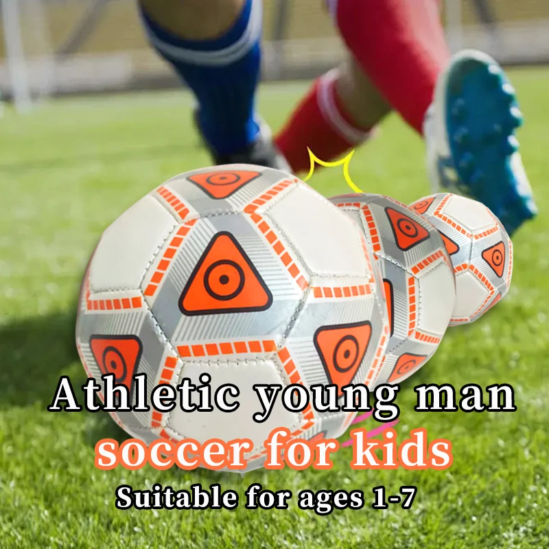Standar Sepak Bola Anak No. 2 bola Mesin jahit sepak bola profesional permukaan lembut cocok untuk usia 3-7 tahun