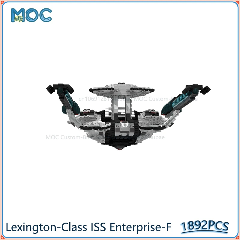 Lexington-aqISS Enterprise F Odyssey X/SARL ktown X-aqUpgrade MOC importer décennie ks, Assemble Bricks, Space Toys Gifts, 1892PCs