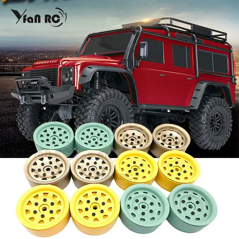 

Free Shipping 4PCS Metal 1.9" Beadlock Wheel Rim for 1/10 RC Rock Crawler TRX4 D90 D110 Defender Axial SCX10 90046 90047