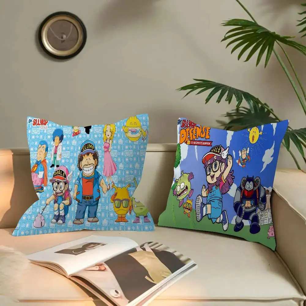 

Наволочка для офисной подушки Dr S-Slump A-Arale-chan, чехол для автомобильной подушки 45X45CM, наволочка для поясничной подушки, чехол для диванной подушки