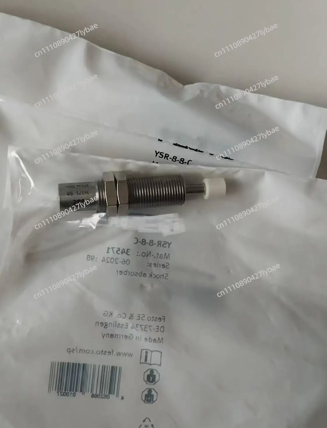Original YSRW/YSR-5-7-5-8-8-10-10-12-12-16-20-25-40-32-60-C for festo Hydraulic buffer YSR-5-5-C/YSR-C-7/8-8/10-10/16-20/25-40C