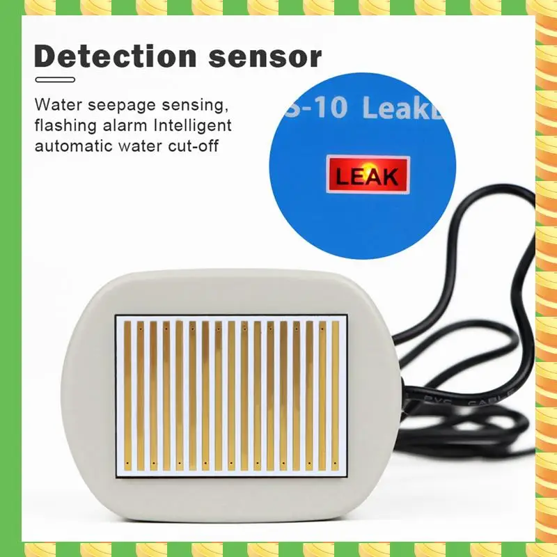 AB53 Leakage Detector Water Purifier HM Leakage Alarm With Protection Valve Water Pipe Leakage Detector Automatic Shutdown