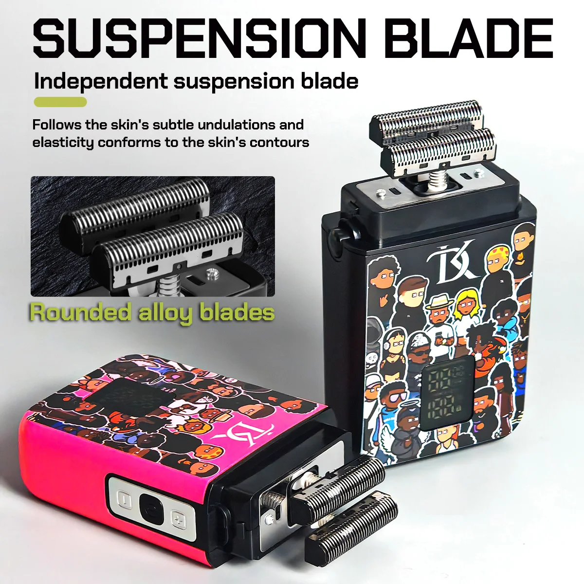 Pop Barbers P620 NEW 11000 RPM Electric Shaver Professional Hair Clipper for Men Beard Trimmer Haircut Machine Shaving Machine