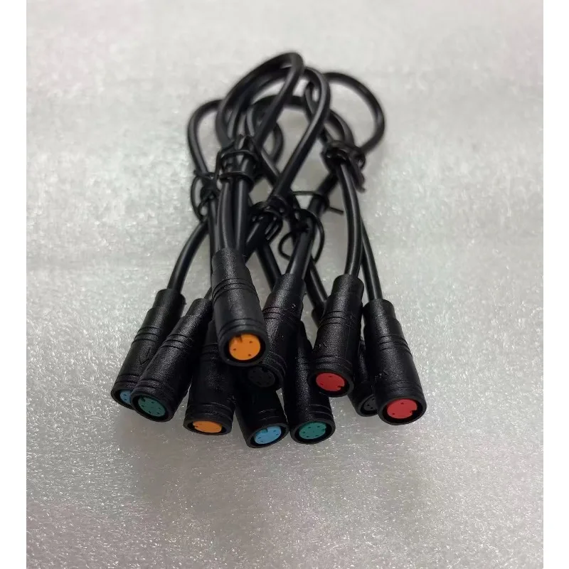4/10Pcs M8 Wiring Harness Waterproof Connectors 2/3/4/5/6 Pin, Female & Female Plug Socket Set, IP67 Wire Cable Connector