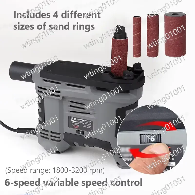 for Woodworking Arc Polishing Machine Shaft Sander Special-shaped Curved Belt Column Machine for Precision Sanding Polishing
