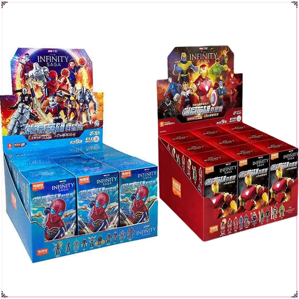 

Blokees Marvel Heroes Action Figures Limited Edition Spider Man Iron Man Classic Movie Characters Movable Model Toy Kids Gifts