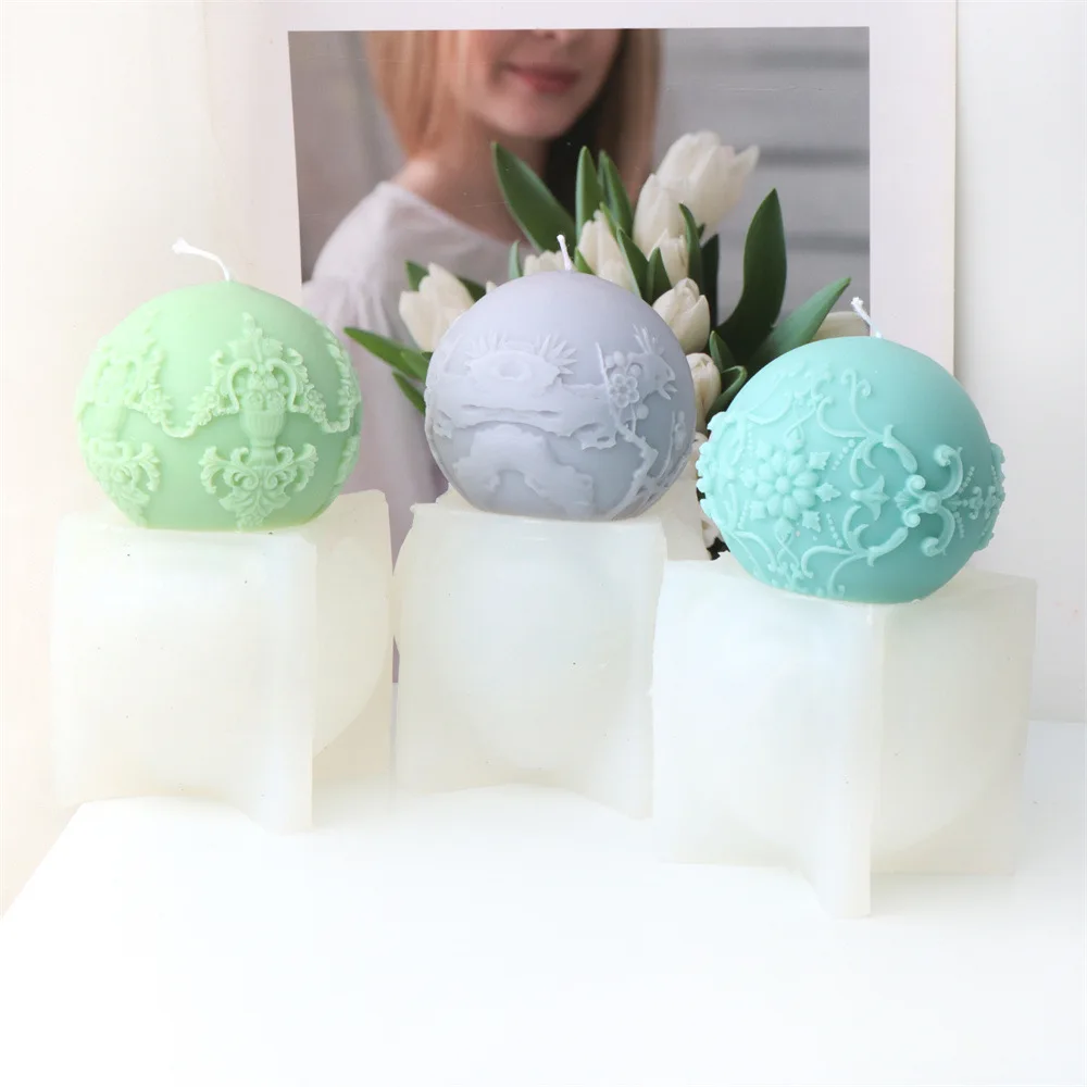 New Easter Egg Candle Silicone Mold DIY Handmade Cross Patterned Eggs Aromatherapy Candle Plaster Resin Mould Easter Decor Gifts