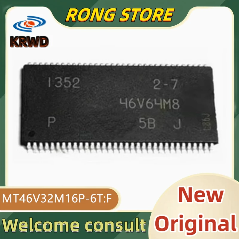 3PCS 46V32M16 New and Original Chip IC MT46V32M16P-6T:F 46V32M16P-6T
