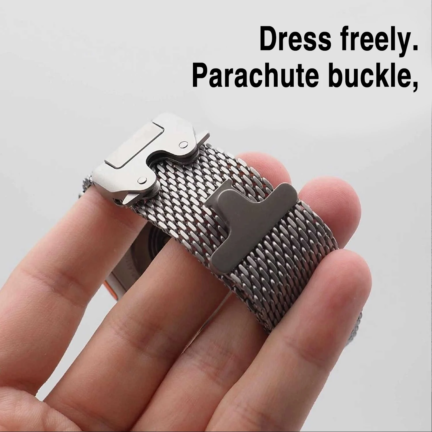 Kaneshiro For Milanese, pure titanium metal strap, suitable ultra2 apple watch,  running sports new niche Seiko watch strap.