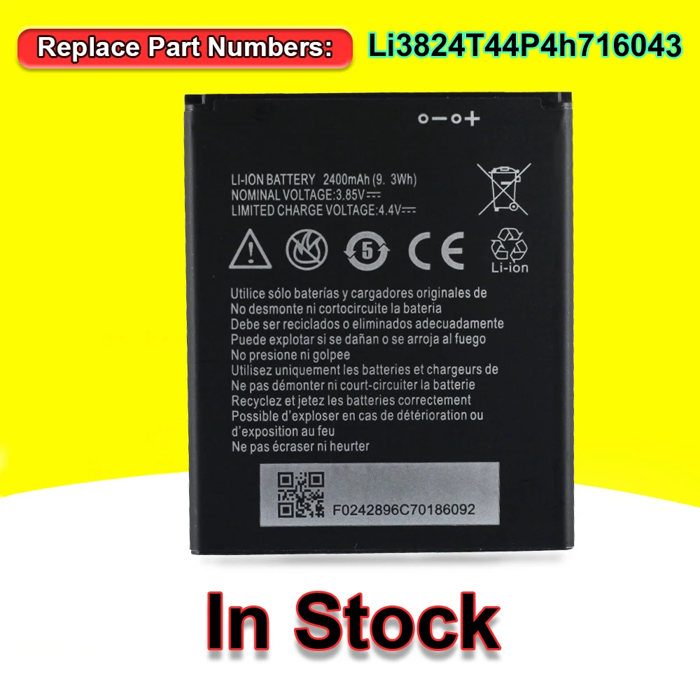 New Li3824T44P4h716043 Battery For ZTE Blade A520 A520C A521 A603 BA520 BA521 BA520C BA603 / Telstra 4GX Enhanced