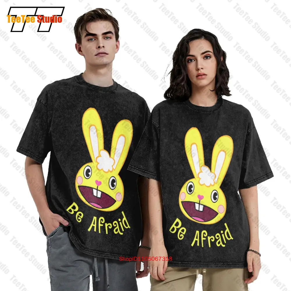 Happy Tree Friends Cuddle Be Afraid Vintage Oversized T-Shirt MNLL