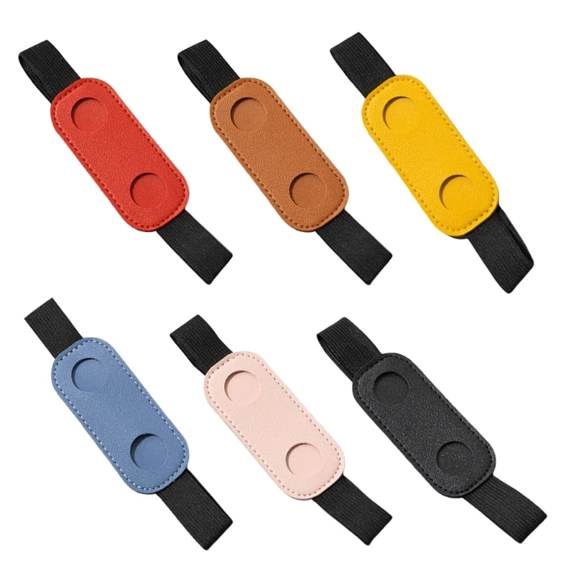 PU Leather Pen Sleeve Elastic Band Pen Holder Pen for Notebook Journal