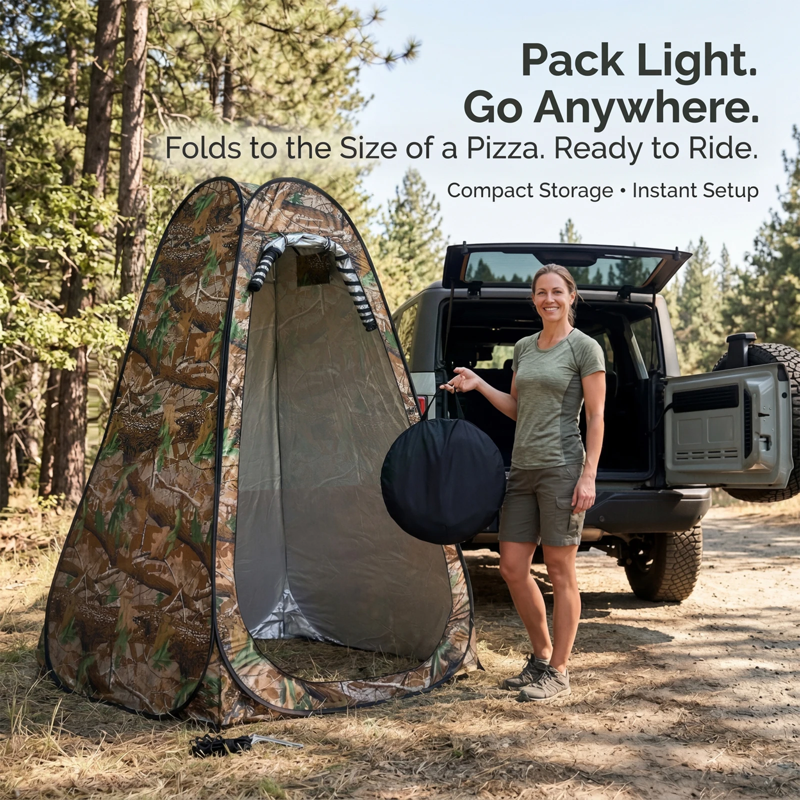Tenda Portatile Pop-Up per Doc - Outdoor Camping Toilet Tent recensione e prezzo