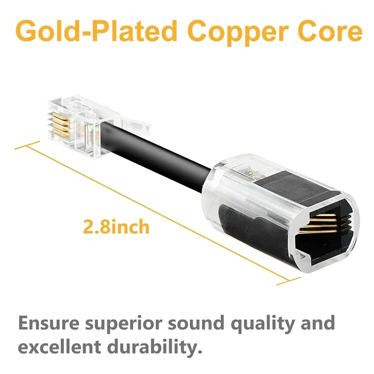 20pcs Phone Cord Detangler for Landline, Anti- Telephone Handset Cable Rotating Landline Swivel Cord Untangler