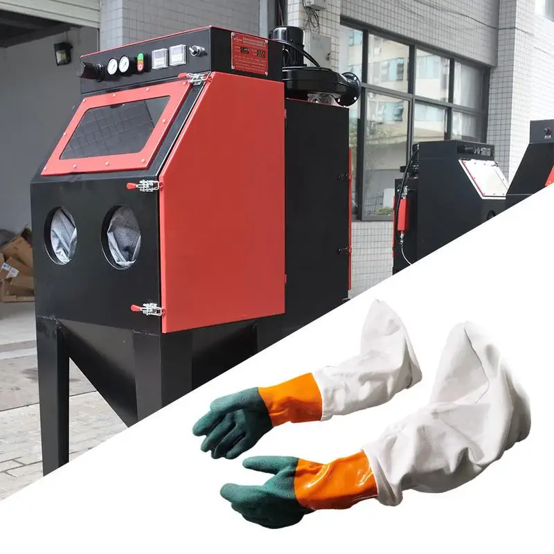 Newest Sandblasting Gloves Breathable Comfortable Wear-Resisting Gloves Sandblasting Machine Accessories