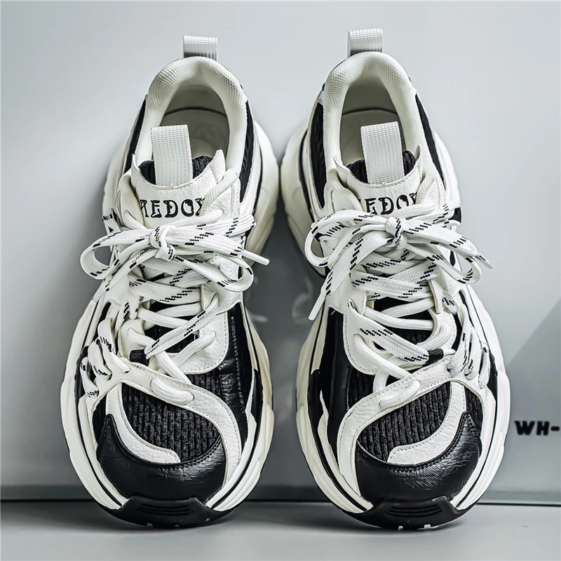 รองเท้าผ้าใบเทนนิสหนังแท้สำหรั - Shock Absorbing Gym Trainers บทวิจารณ์และราคา