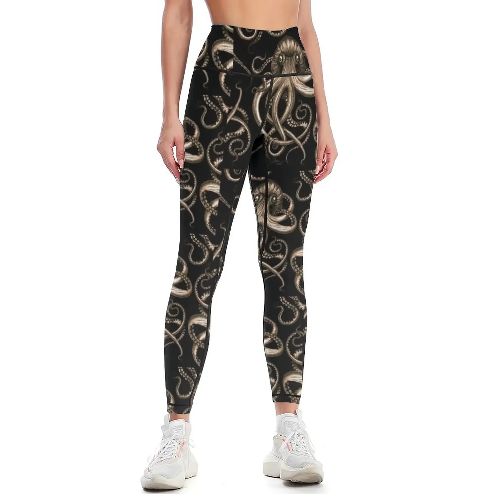 

Bronze Kraken Leggings push up legging trousers Women's gym Women's fitness Womens Leggings