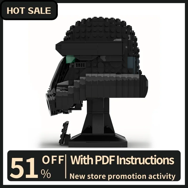 

New 738Pcs Space Wars Series Movie Character Helmet Death Soldier Model Building Blocks Diy Creative Ideas Kidtoys Birthday Gift