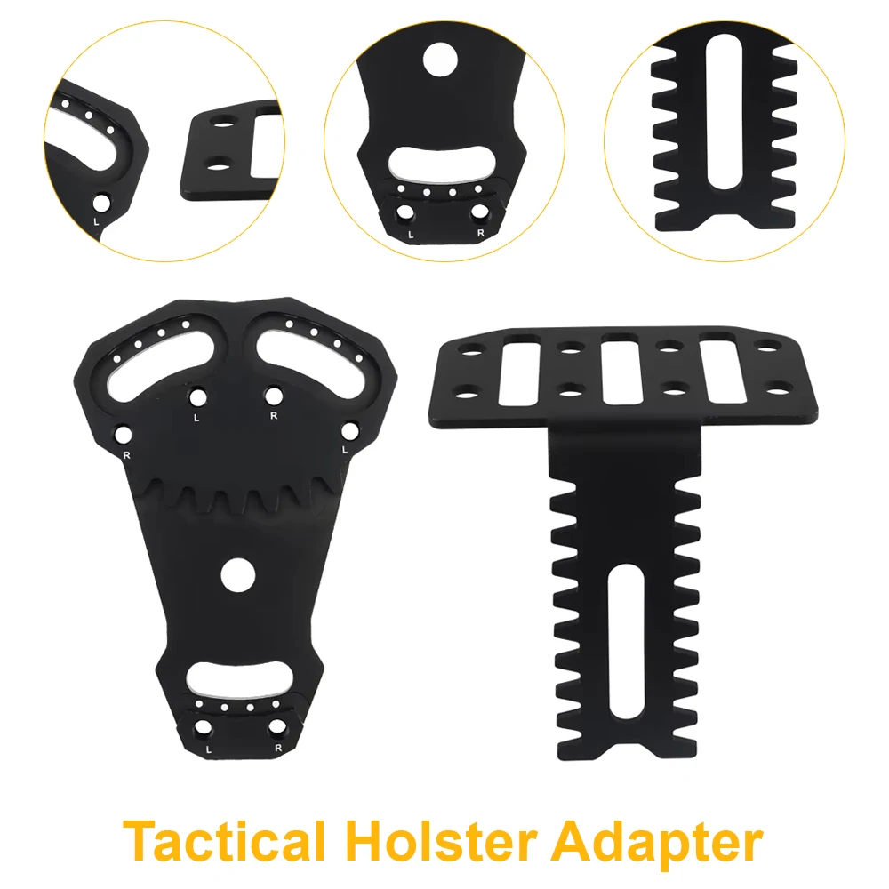 

Тактический адаптер для кобуры, металлическая отрицательная пластина, уличная кобура для страйкбола, охоты, удлинитель, жгут, снаряжение для переноски