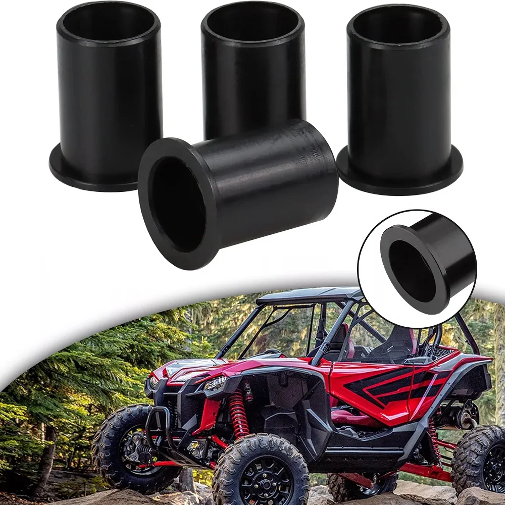 Motorcycle Black CNC Aluminum 4Doors Rattle Fix Upgraded Door Bushings Rebuild Kit For Honda Talon SXS 2019-2022