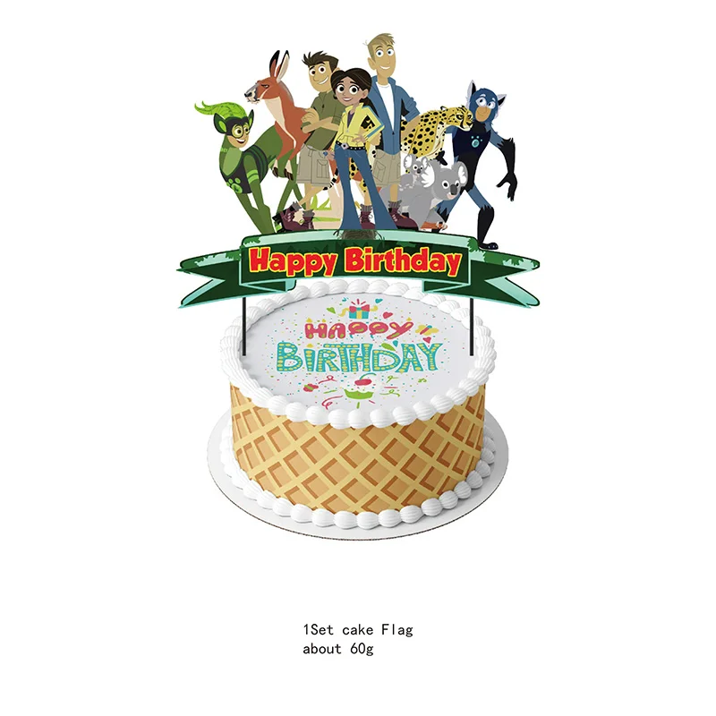 Variant: Cake Flag 1Pcs