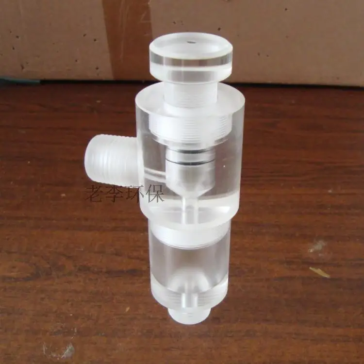 Plexiglass Titration Valve Chlorine Dioxide Titration Regulating Valve Engineering Flow Valve Transparent