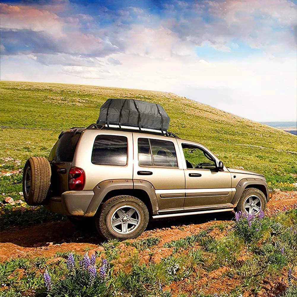 

Дорожная сумка-карго на крыше, водонепроницаемая для автомобилей с большим пространством для хранения, со сварными швами и защитным нижним слоем