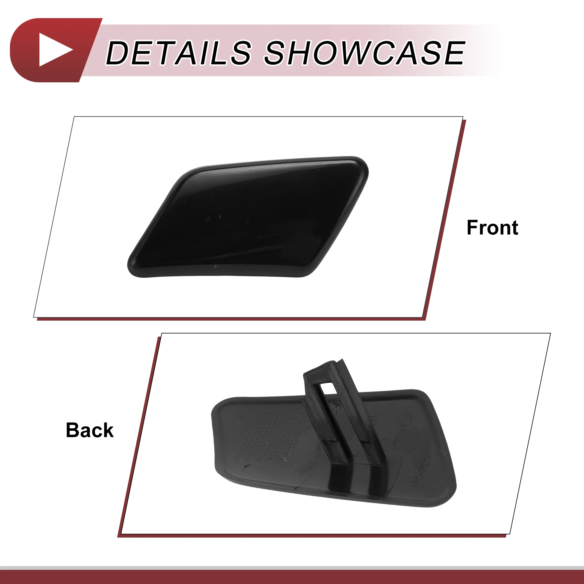 UXCELL غطاء فوهة المصد الأمامي الأيسر رقم 30655933 لفولفو C30 08-10