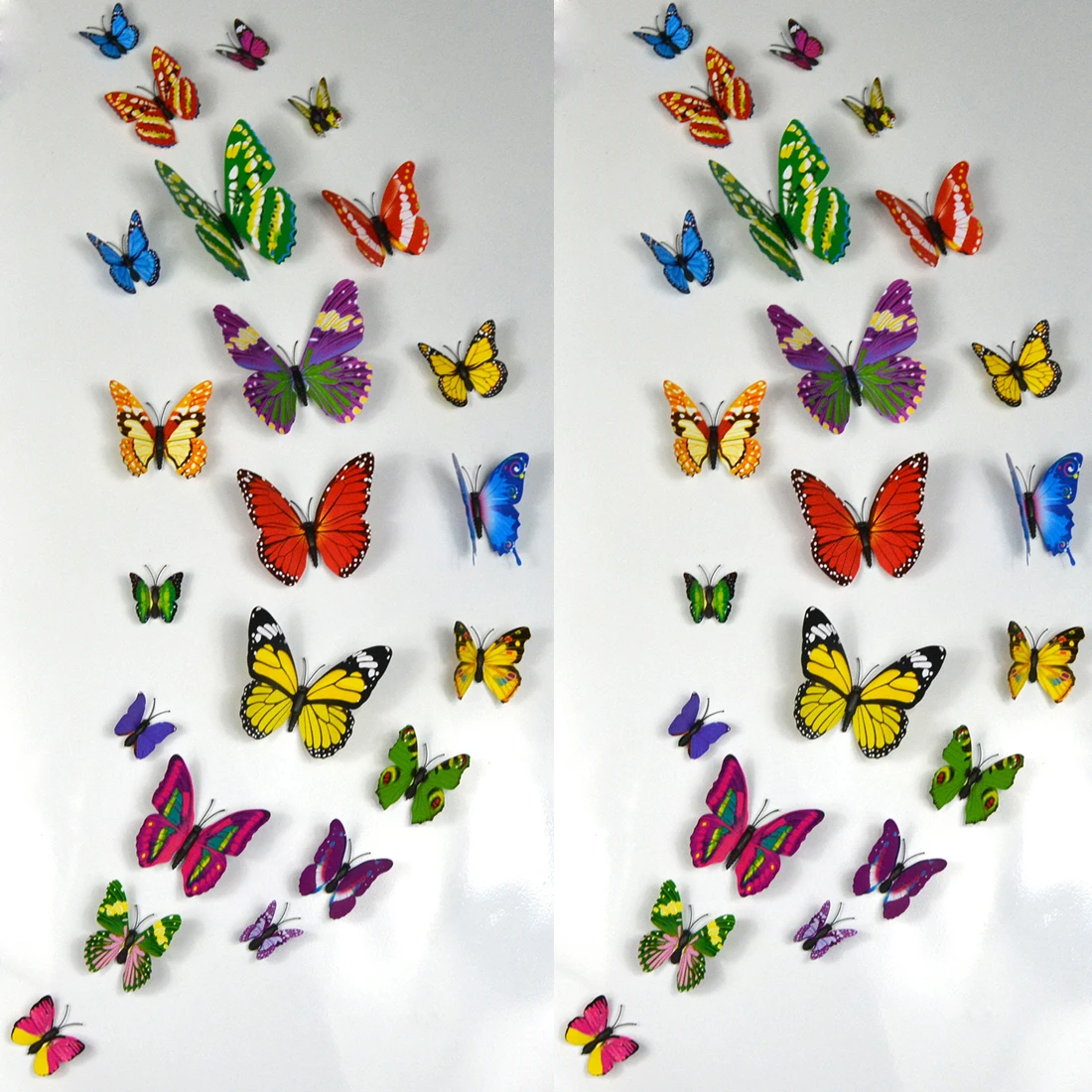 12pc Wall Stickers 3D Butterfly Stickers Fashion Windows Stickers Home Decoration