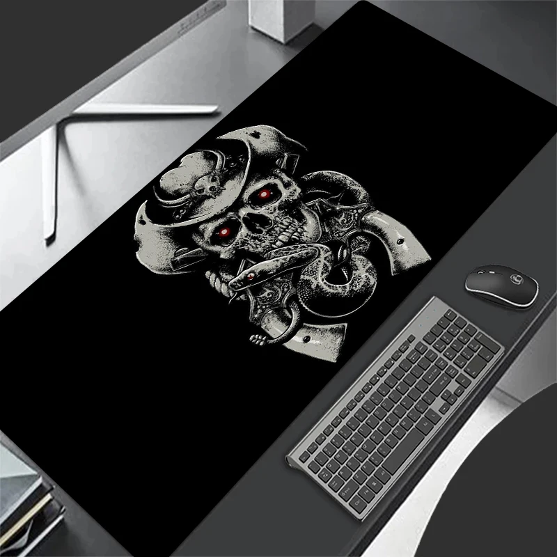 

Skeleton mouse pad Horror HD print PC game Player Lock edge non-slip keyboard pad Joker XXL90x40cmPC Accessories Table pad