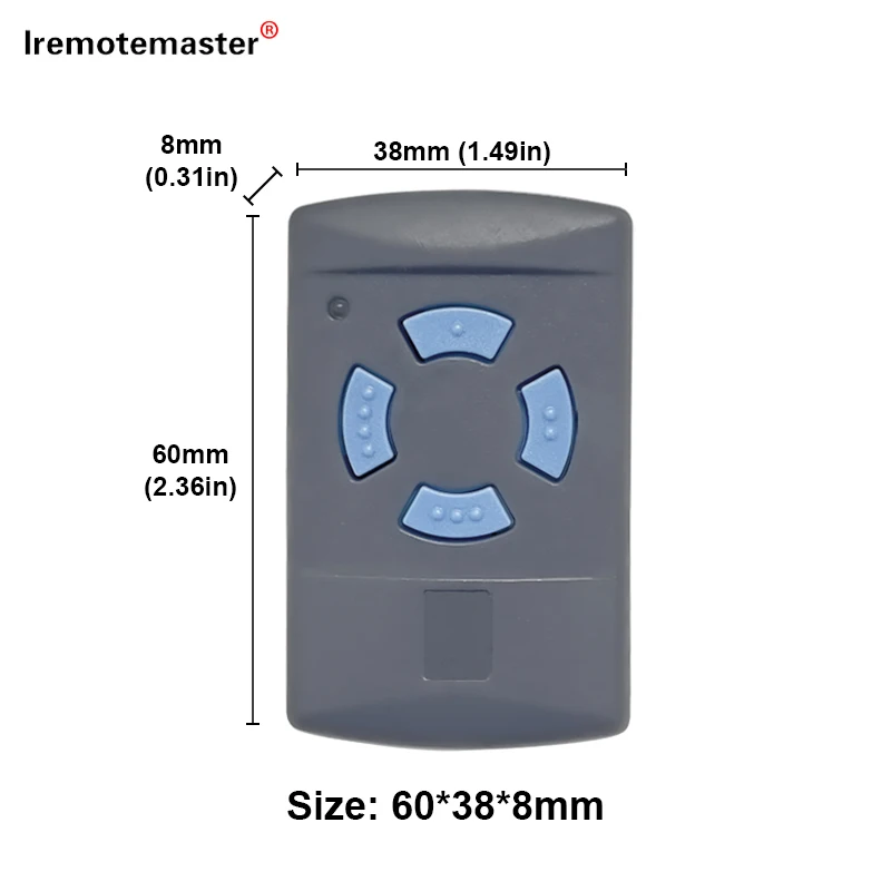 For Garage Gate Hormann Remote Control 868 MHz 2 4 Blue Button Handhled Transmitter Two ways For Hormann 868 HSE HS HSM 868MHz