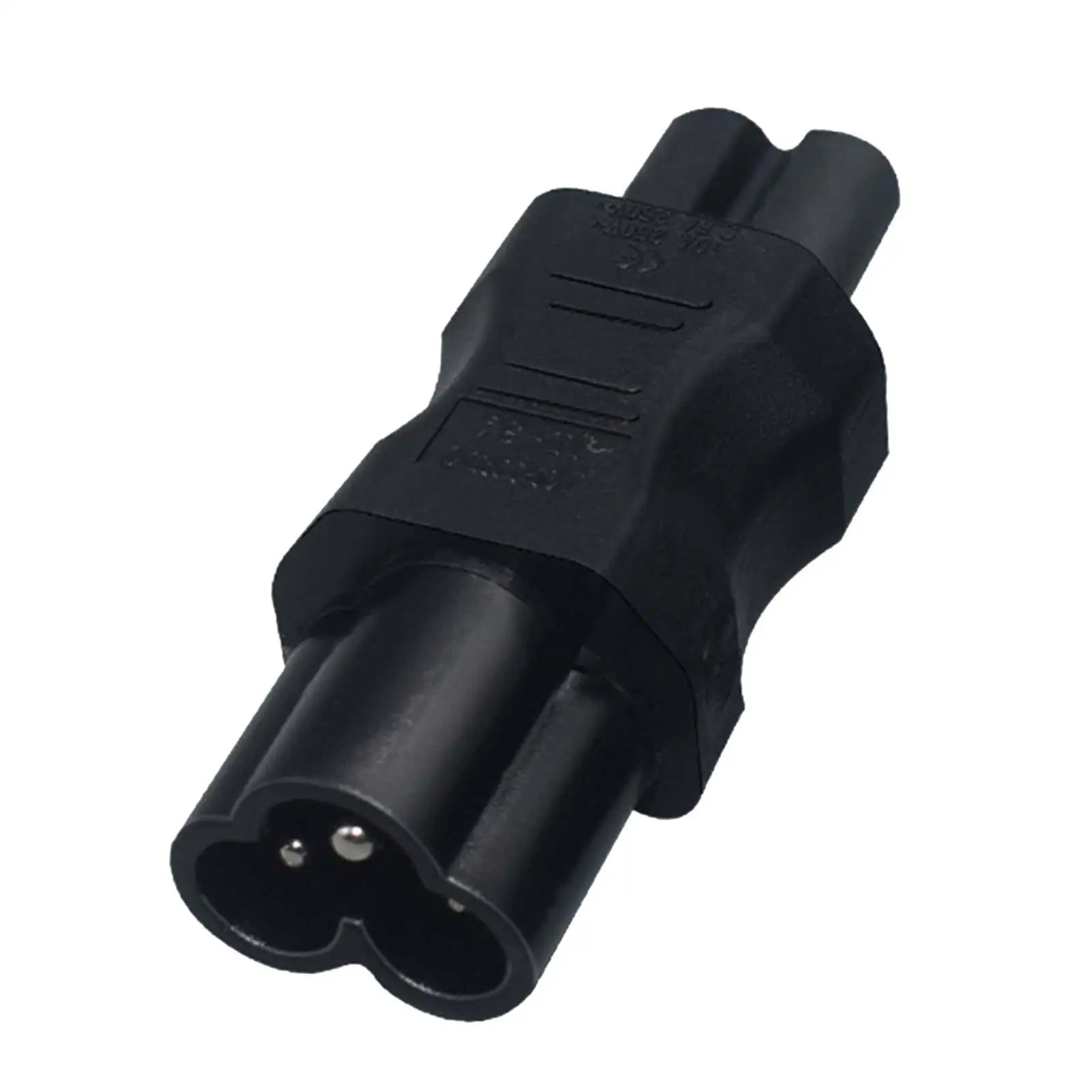 Адаптер питания IEC C6 на C7 для ноутбука, замена камеры, черный цвет, высокий