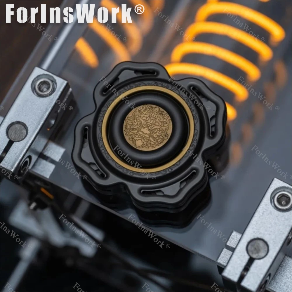 JCJ EDC toupie magnétique à bras ouvert jouets sensoriels Spinner à main EDC Fidget jouet Fidget Spinner métal