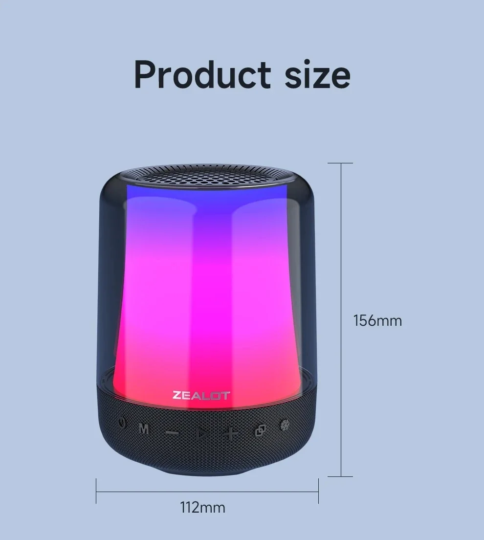 MP3とラジオ機能付き、カラオン、重低音オーディオプレーヤー、RGBミュージックライト、リズムに合わせたポータブル屋外パーティー用スピーカー、AUX、TFカード対応