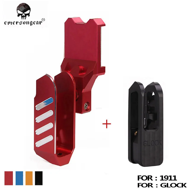 Emersongear Glock/1911 IPSC CNC Aluminum Race Master Holster & Insert Block For Airsoft Hunting Accessories