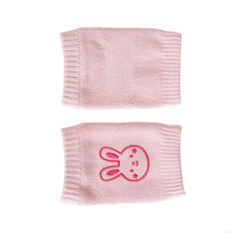 97 BROKYABLE BABY KNEE PAD 유아 만화 패턴 패턴 실내 및 실외 탐사를위한 비 슬립 기능이있는 무릎