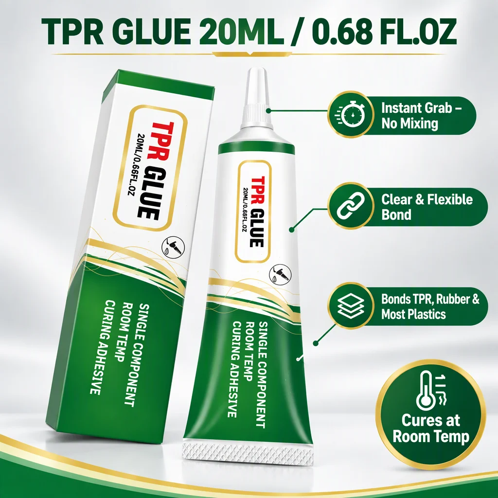 TPR Glue Flexible Adhesive For Squishy Toys TPR TPE TPU Rubber Plastic Clear Bonding DIY Handcraft Craft Repair Soft Materials
