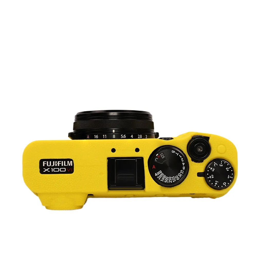 X100VI المطاط السيليكون حالة غطاء الجسم حامي الإطار الجلد ل Fujifilm X100 VI فوجي كاميرا سيليكون