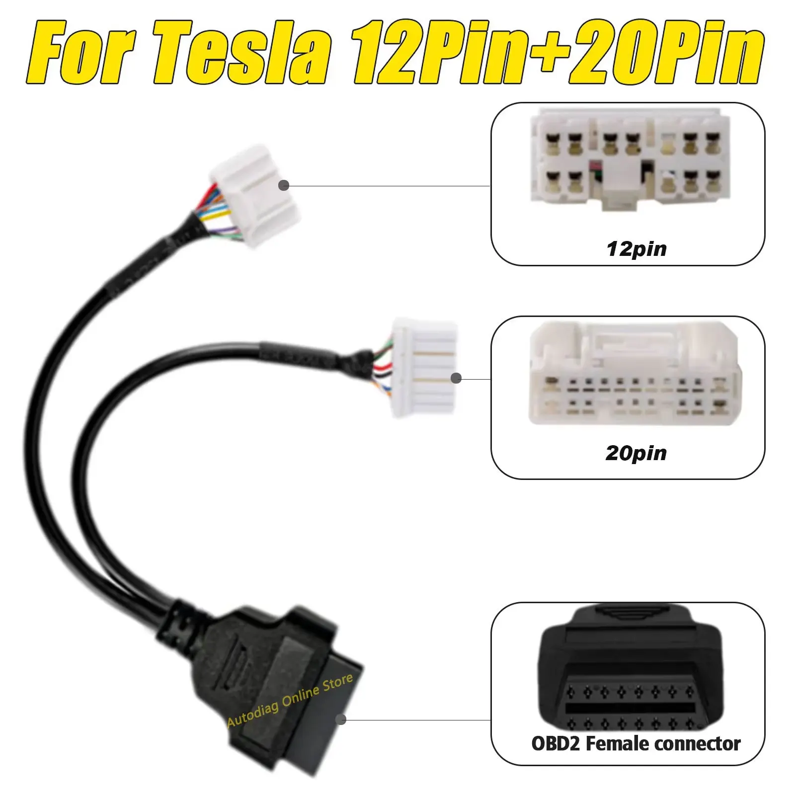Рисунок 2 - Для Tesla Model X/S/3/Y OBD2 диагностический