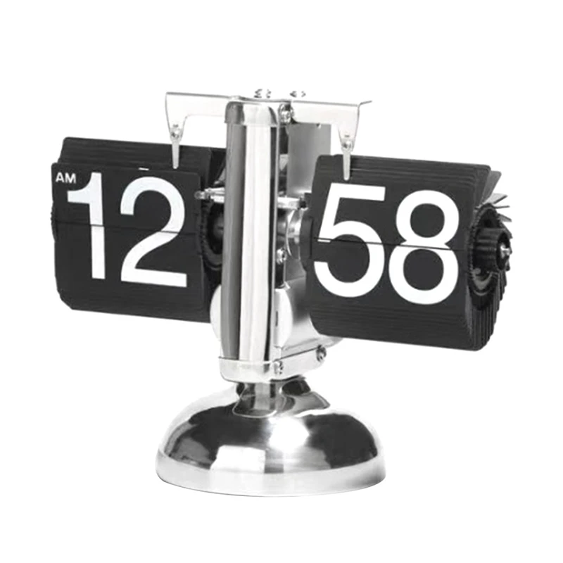 

Flip Digital Clock Small Scale Table Clock Retro Flip Clock Flip Internal Gear Operated Quartz Clock Home Decor