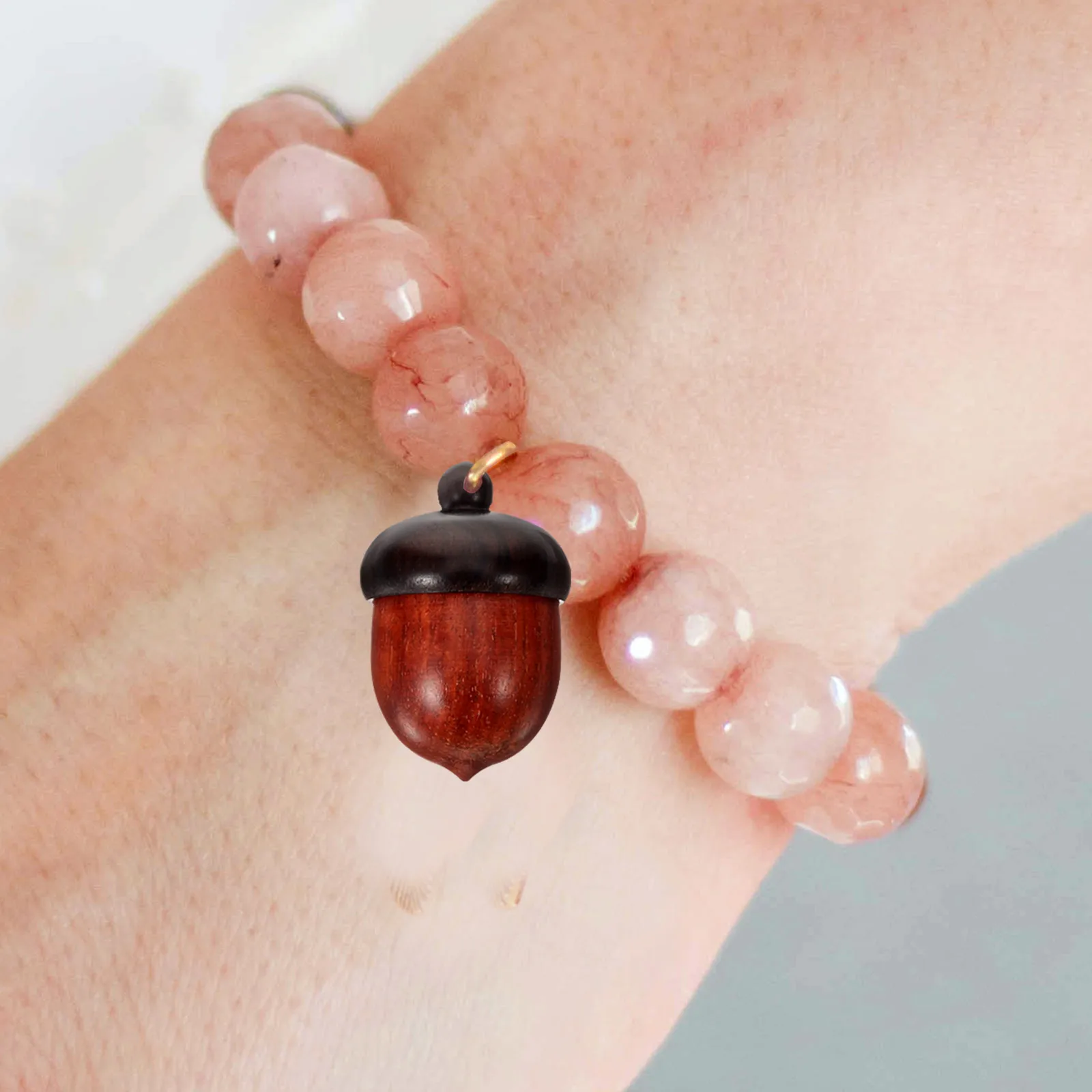 

Acorn Pendant Charm Craft Charm Earring Bracelet DIY Acorns Wooden Craft Decorative Jewelry Accessories h made