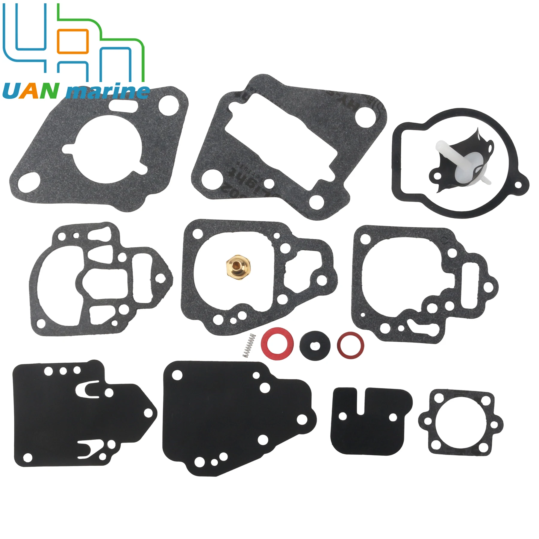18-7212 Carburetor Repair Kit 1395-97611 1395-9725 Gasket and Diaphragm Kit Replacement for Mercury Mariner 6-25HP 1395-811357 view 5