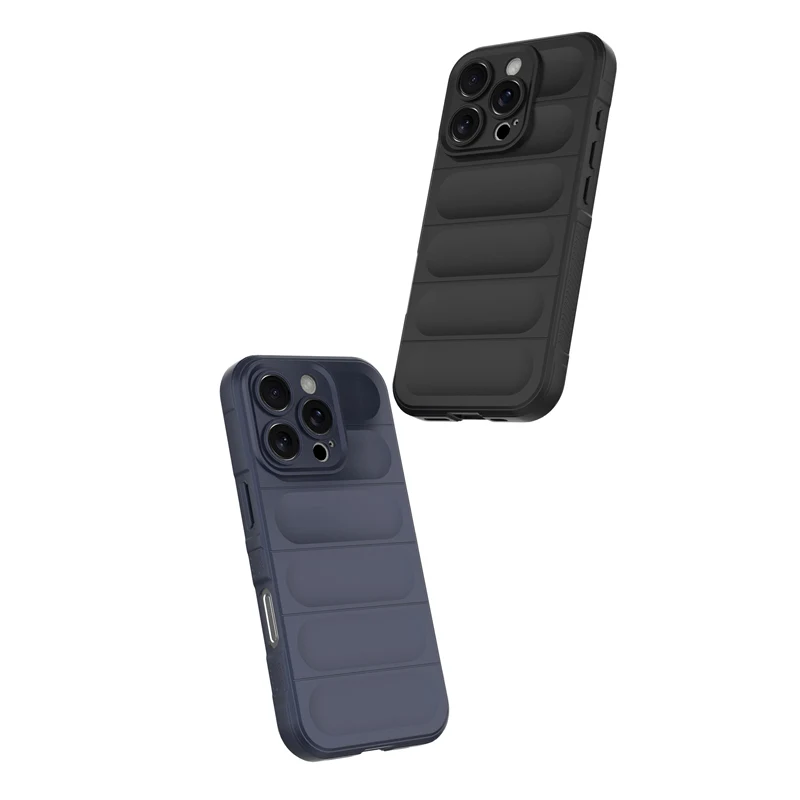 For Apple iPhone 16 Pro Case Cover Shockproof Coque Anti-slip Silicone Rubber чехол Funda Para Back Cover For iPhone 16 Pro Max