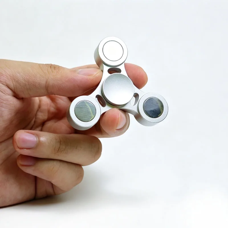 High Quality Fidget Spinner Metal Silent Bearings EDC Cool Gadgets Quiet ADHD & Anxiety Autism Stress Relief Toys For Adults