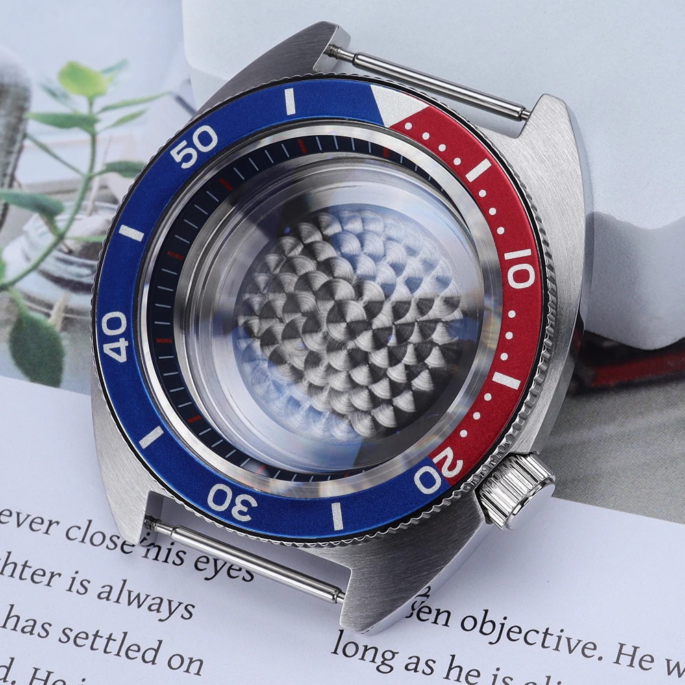 

NH35 41mm Modified Watch Case Sapphire Crystal For Mod Tuna Turtle NH35 NH36/38 4R36 Movt 28.5mmDial 100M Waterproof Watch Parts