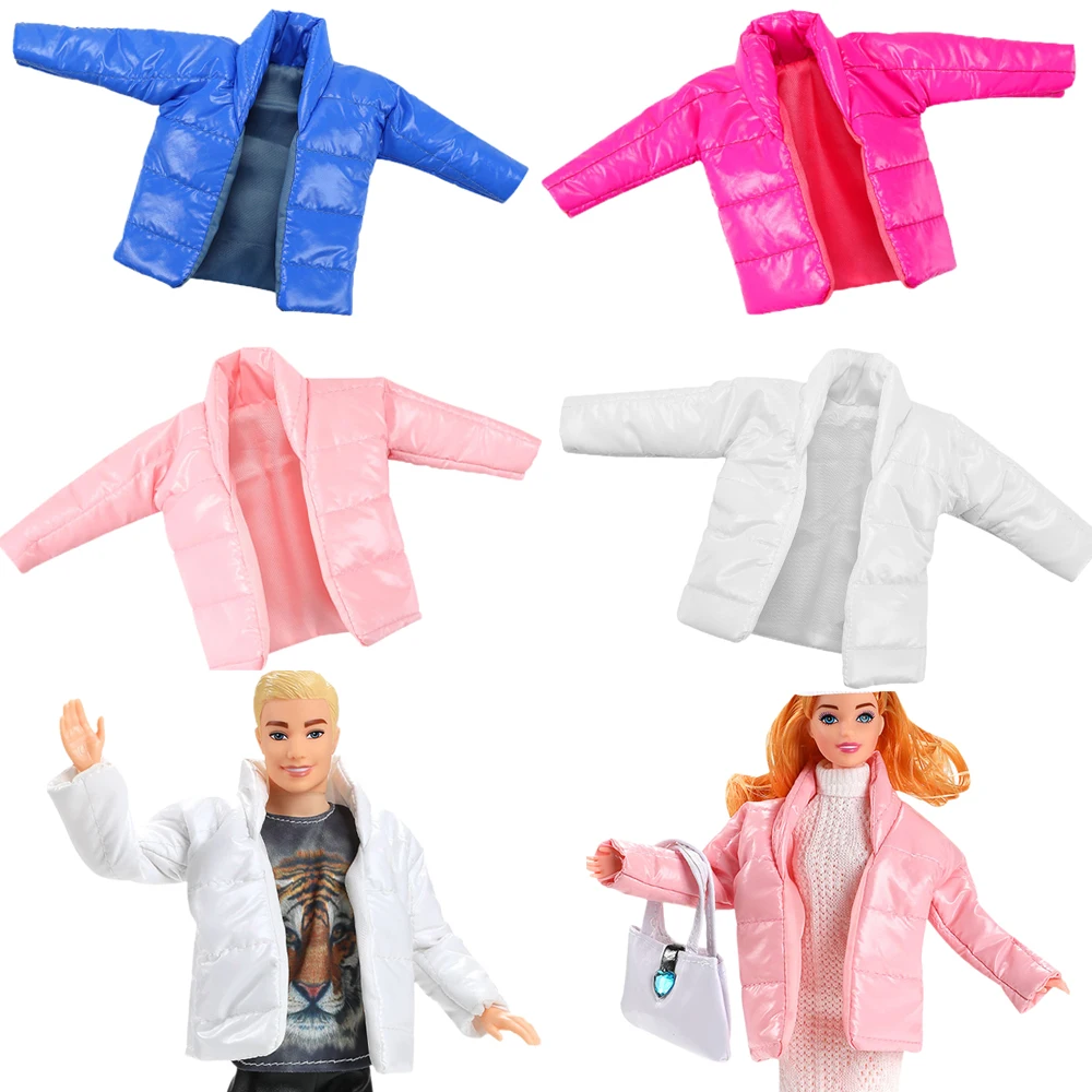 

New 4 Pcs/Set Fashion Doll Cotton Coat For 11.5 Inch Doll Clothes For 12 Inch Boy Dolls Accessories 30 CM Doll Unisex Clothing